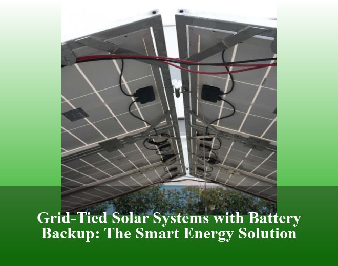 Grid-Tied Solar Systems with Battery Backup: The Smart Energy Solution